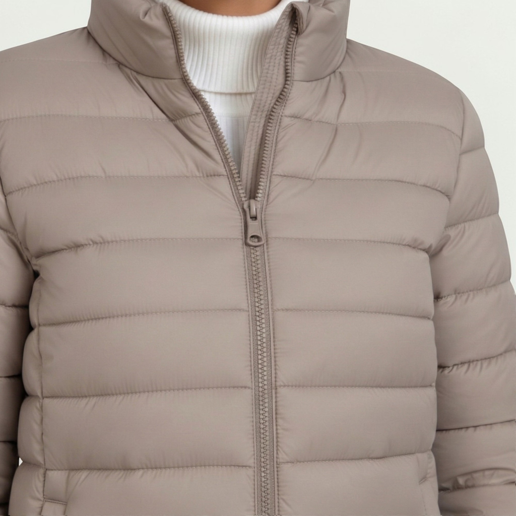Chloe | Women's Quilted Puffer Jacket | Stand Collar · PNY