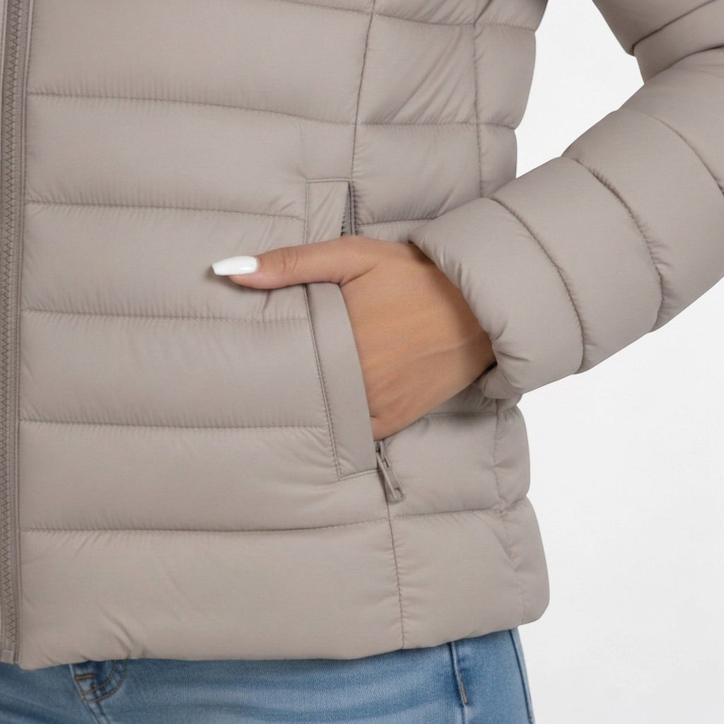 Chloe | Women's Quilted Puffer Jacket | Stand Collar · PNY