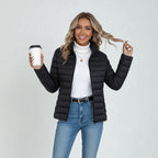Chloe | Women's Quilted Puffer Jacket | Stand Collar · PNY