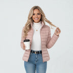 Chloe | Women's Quilted Puffer Jacket | Stand Collar · PNY