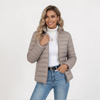 Chloe | Women's Quilted Puffer Jacket | Stand Collar · PNY