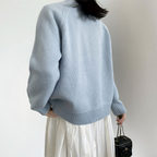 Claire | Women's Crewneck Cardigan | Button-Front · PNY
