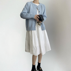 Claire | Women's Crewneck Cardigan | Button-Front · PNY