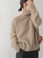 Claire | Women's Turtleneck Sweater | Ribbed Knit · PNY