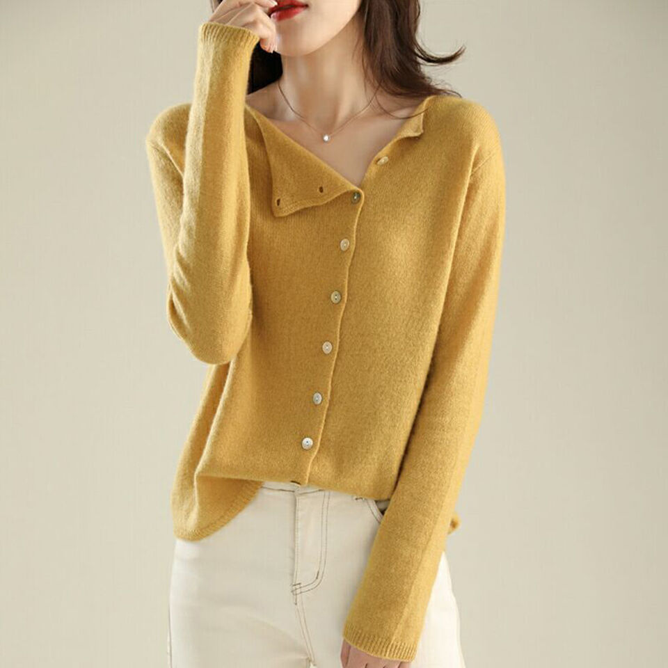 Clara | Women's Boat-Neck Cardigan | Button Front · PNY