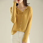 Clara | Women's Boat-Neck Cardigan | Button Front · PNY