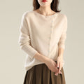 Clara | Women's Boat Neck Cardigan | Button Front