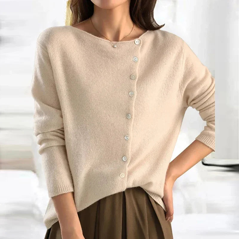 Clara | Women's Button-Front Cardigan | Knit · PNY