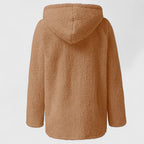 Clara | Women's Hooded Jacket | Teddy Fleece · PNY