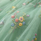 Clara | Women's Sleeveless Maxi Dress | Floral Embroidery · PNY