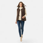 Clara | Women's Sleeveless Vest | Sherpa Fleece · PNY