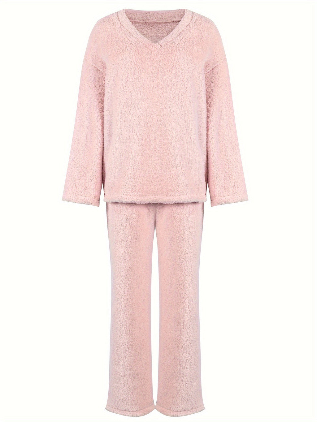 Danielle | Women's V-Neck Loungewear Set | Soft Knit · PNY