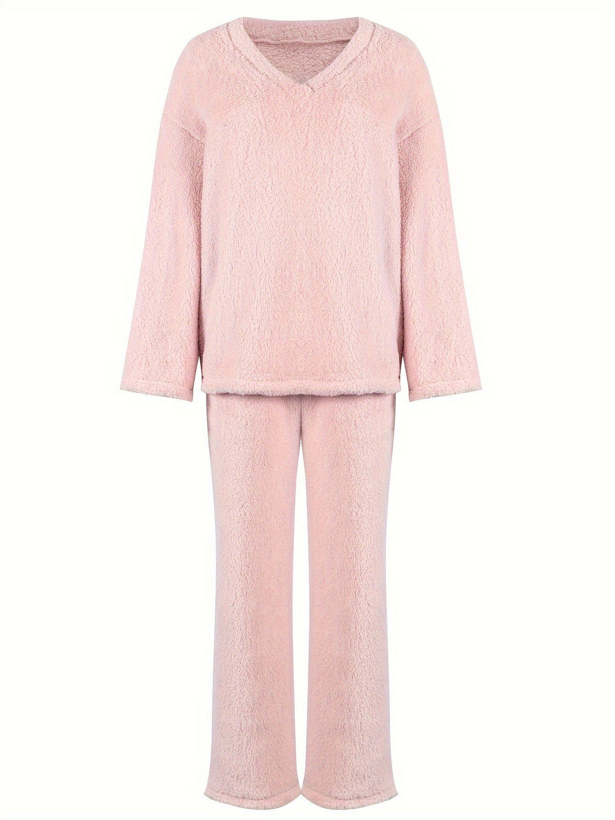 Danielle | Women's V-Neck Loungewear Set | Soft Knit · PNY
