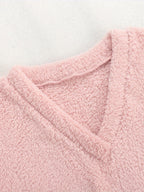 Danielle | Women's V-Neck Loungewear Set | Soft Knit · PNY