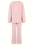 Danielle | Women's V-Neck Loungewear Set | Soft Knit · PNY