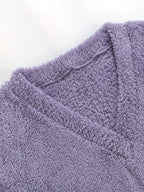 Danielle | Women's V-Neck Loungewear Set | Soft Knit · PNY