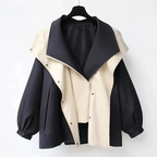 Delia | Women's Oversized Jacket | Snap-Button · PNY
