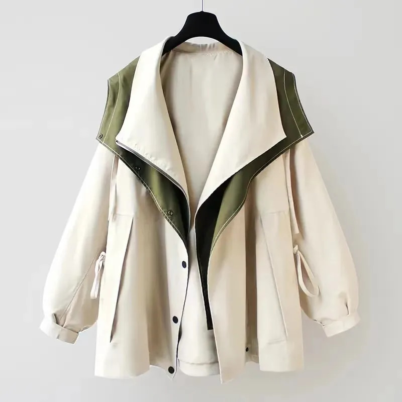 Delia | Women's Oversized Jacket | Snap-Button · PNY