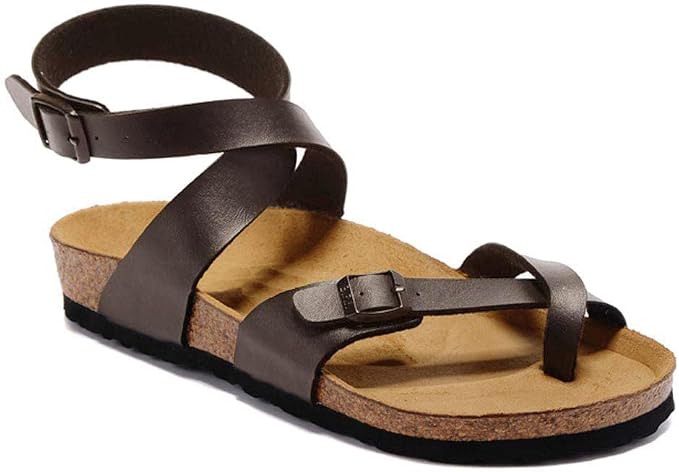 Delia | Women's Strappy Sandals | Buckle Strap