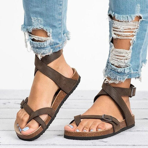 Delia | Women's Strappy Sandals | Buckle Strap · PNY