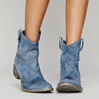 Delia | Women's Western Ankle Boots | Pull-On · PNY