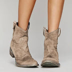 Delia | Women's Western Ankle Boots | Pull-On · PNY
