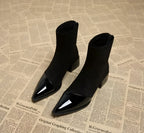 Delphine | Women's Pointed-Toe Boots | Block Heel · PNY