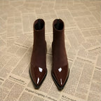 Delphine | Women's Pointed-Toe Boots | Block Heel · PNY