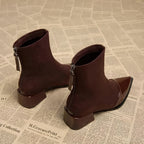 Delphine | Women's Pointed-Toe Boots | Block Heel · PNY