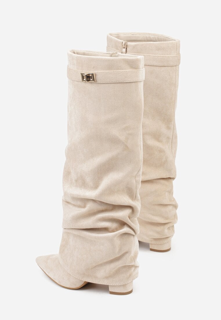 Delphine | Women's Slouch Boots | Fold-Over · PNY