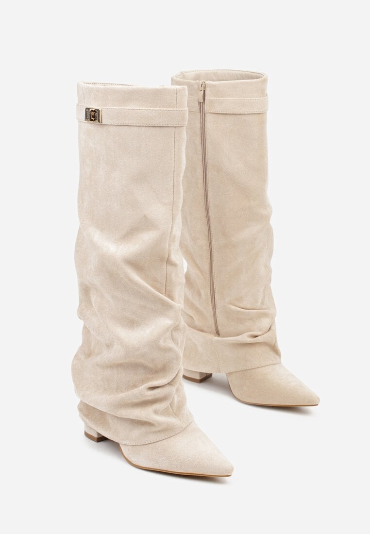 Delphine | Women's Slouch Boots | Fold-Over · PNY