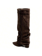 Delphine | Women's Slouch Boots | Fold-Over · PNY