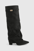 Delphine | Women's Slouch Boots | Fold-Over · PNY