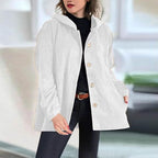 Diana | Women's Hooded Corduroy Jacket | Button-Front · PNY