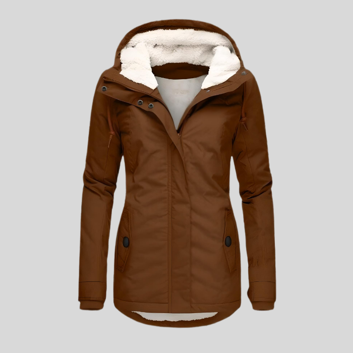 Diana | Women's Hooded Winter Jacket | Sherpa-Lined · PNY