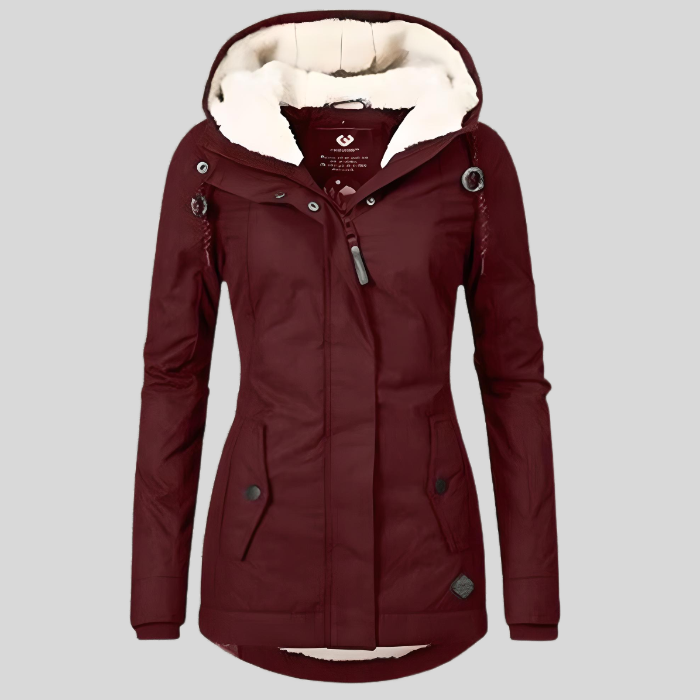 Diana | Women's Hooded Winter Jacket | Sherpa-Lined · PNY