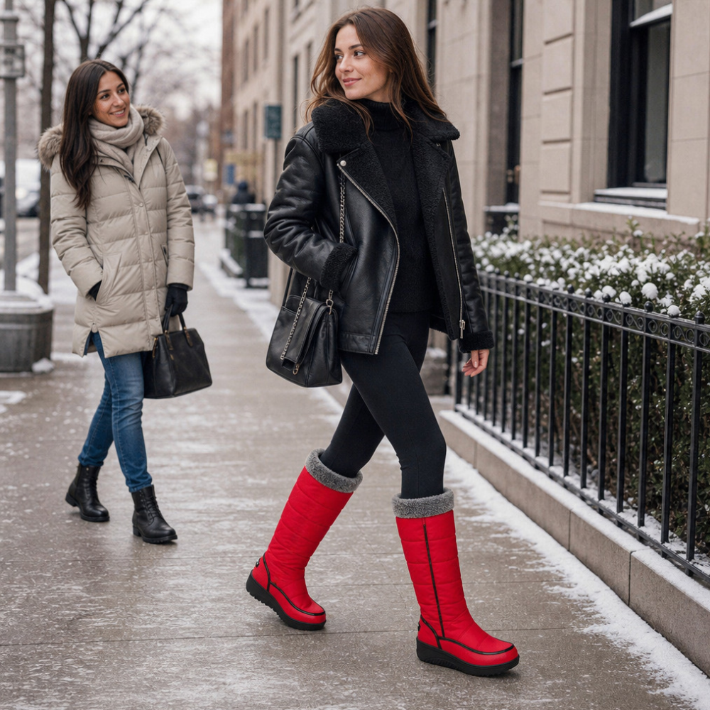 Diana | Women's Knee-High Snow Boots | Fleece-Lined · PNY