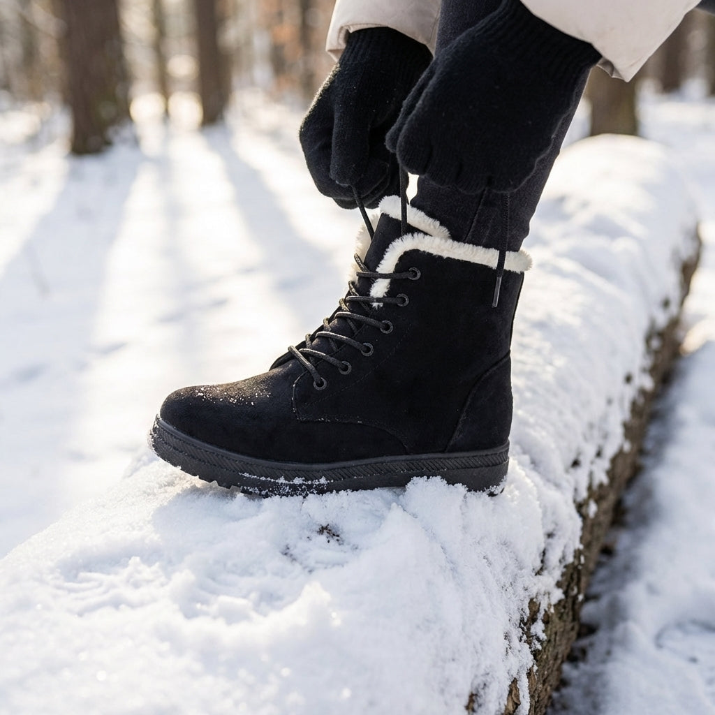 Diana | Women's Lace-Up Winter Boots | Fur-Lined · PNY