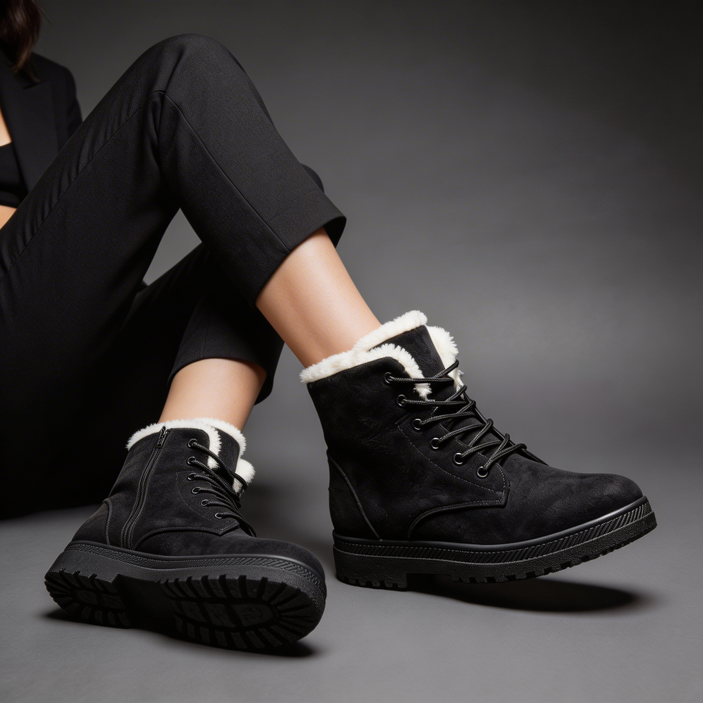Diana | Women's Lace-Up Winter Boots | Fur-Lined · PNY