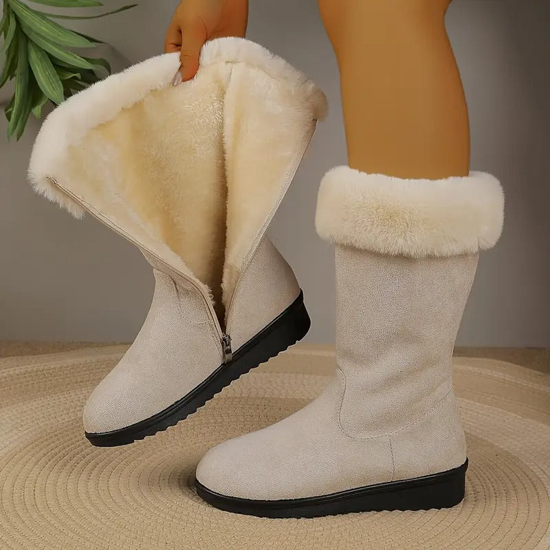 Diana | Women's Mid-Calf Snow Boots | Side Zip · PNY