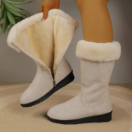Diana | Women's Mid-Calf Snow Boots | Side Zip · PNY