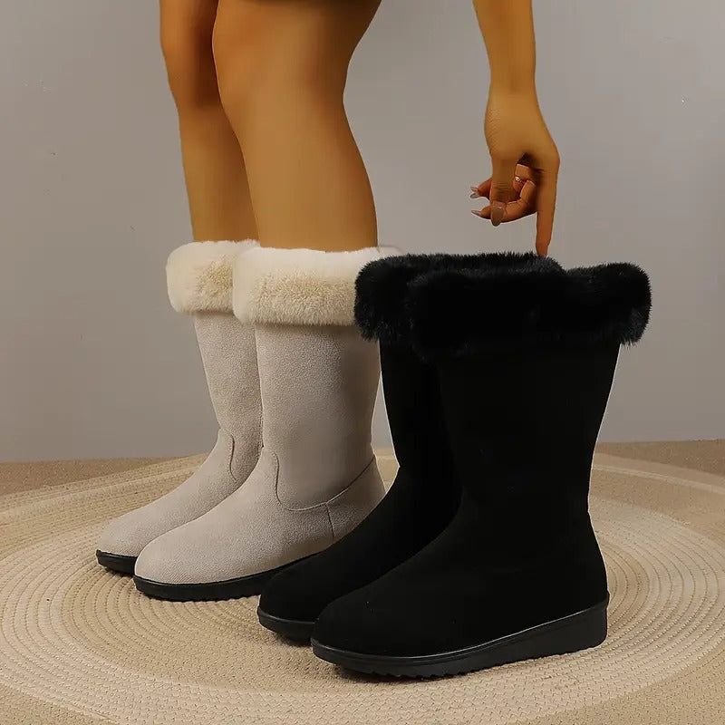 Diana | Women's Mid-Calf Snow Boots | Side Zip · PNY