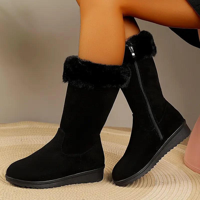 Diana | Women's Mid-Calf Snow Boots | Side Zip · PNY
