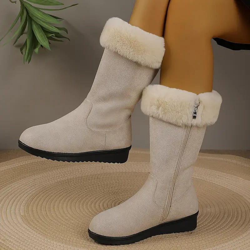 Diana | Women's Mid-Calf Snow Boots | Side Zip · PNY
