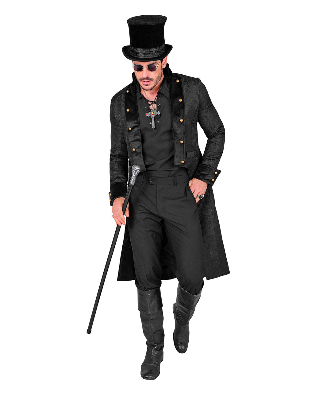 Edward | Men's Victorian Costume Coat | Brocade Tailcoat · PNY