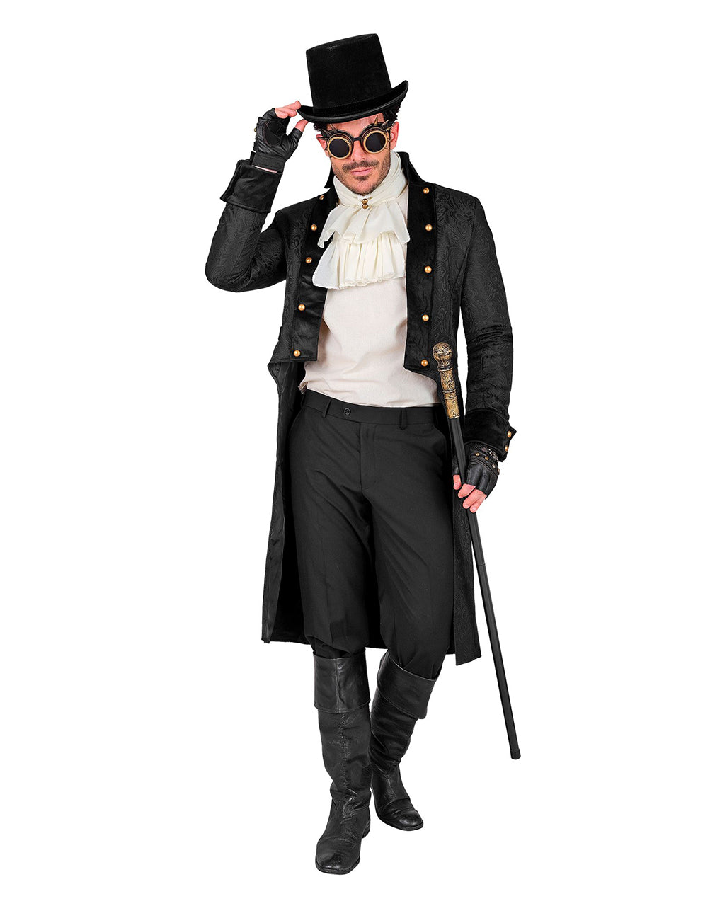 Edward | Men's Victorian Costume Coat | Brocade Tailcoat · PNY