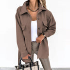 Eleanor | Women's Button-Up Jacket | Belted Waist · PNY