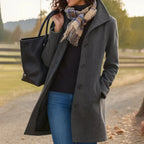 Eleanor | Women's Classic Pea Coat | Wool Blend · PNY