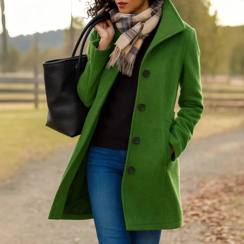 Eleanor | Women's Classic Pea Coat | Wool Blend · PNY