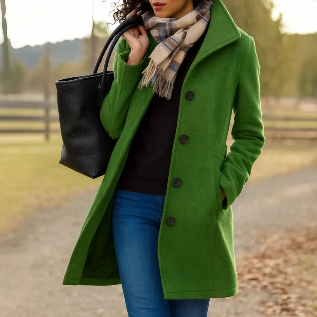Eleanor | Women's Classic Pea Coat | Wool Blend · PNY